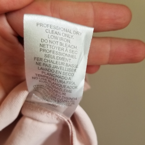 TIBI Wrap Neckline Cut Out Sleeveless Top Rose Pink Size 12 - Picture 3 of 10